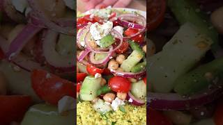 Easy Greek Chickpea Salad [upl. by Marge]