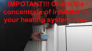 IMPORTANT Test the Inhibitor strength in your heating system now [upl. by Neyr104]