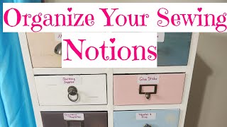 Organize Your Sewing Notions 10724 [upl. by Lontson]