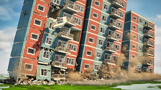 Realistic Building Demolition 3  Teardown [upl. by Bocyaj]