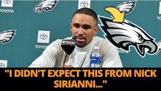 NOW SIRIANNIS DECISION COULD CHANGE EVERYTHING IN JALEN HURTS CAREER WITH THE EAGLES EAGLES NEWS [upl. by Enimasaj]