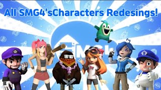 All SMG4s Characters Redesings [upl. by Nosnej]