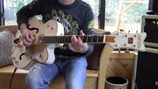 2011 Gretsch G6136T White Falcon With Bigsby wwweddievegascom Eddie Vegas [upl. by Eillom894]