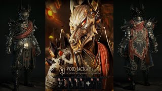 Void Jackal Necromancer Set  Diablo 4 Cosmetic Showcase [upl. by Nirej478]