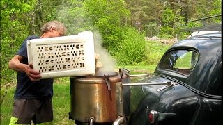 Chevrolet De Luxe Master 1937 on wood gas [upl. by Zeus]