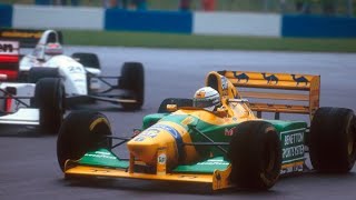 Benetton in Donington park F1 1993 [upl. by Aelam]