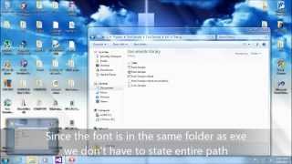 VBNet Custom Font Tutorial [upl. by Enihpets467]