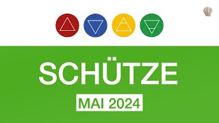 SCHÜTZE ♐️ MAI 2024 quotETWAS NEUES BEGINNT ☀️quot  TAROT MONATSLEGUNG [upl. by Pelmas]