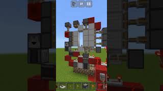 Making a 3x3 Redstone door In Minecraft shorts redstone redstonebuild [upl. by Oratnek163]