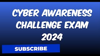 CYBER AWARENESS CHALLENGE EXAM 2024DOD CYBER AWARENESS CHALLENGE 2024 QUESTIONS AND ANSWERSshorts [upl. by Canale604]