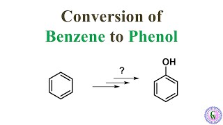 Conversion of BENZENE to PHENOL [upl. by Adachi]