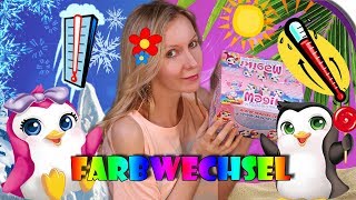 MAGIKI PENGUINS Figuren DISPLAY 🐧 Pinguine wechseln die FARBE  Full Box Unboxing DeAgostini [upl. by Rebba]