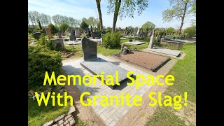 Memorial Space With Granite Slag [upl. by Tenaej985]