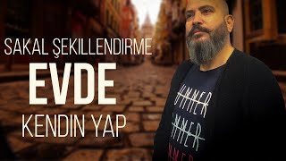 EVDE UZUN SAKAL NASIL YAPILIR  SAKAL DÜZELTME [upl. by Aitnis]