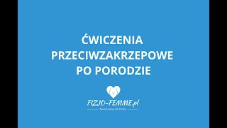 ćwiczenia przeciwzakrzepowe izometryczne po porodzie [upl. by Eiramacissej446]