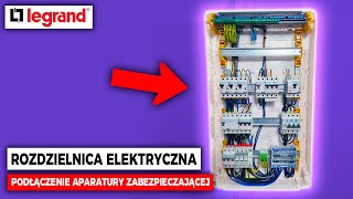 Podłączenie rozłącznika ogranicznika wyłącznika różnicowoprądowego i bloku rozdzielnicy 22 [upl. by Past]