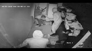 Burglars cut through wall to break into Boost Mobile store [upl. by Murdock]