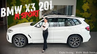 BMW X3 20i M Sport T52024 chỉ từ 1990tr  Châu Hoàng BMW Bình Dương [upl. by Nageam159]