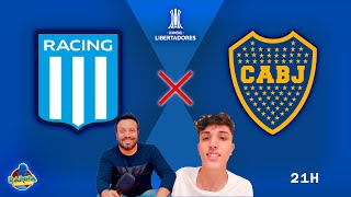 Racing 0 1 x 4 0 Boca Juniors  AO VIVO  Libertadores 2023  Rainha Narra Tudo [upl. by Enilehcim]