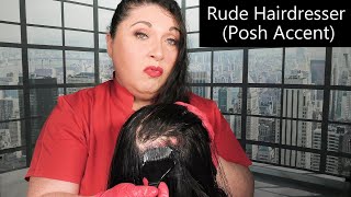 ASMR Posh Rude Hairdresser Scalp Treatment Scalp Massage Hair Brushing Hair Salon Roleplay [upl. by Livy473]