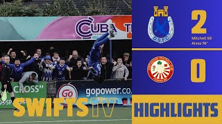 EXTENDED HIGHLIGHTS  Dungannon Swifts 20 Portadown  191024 [upl. by Adikram]