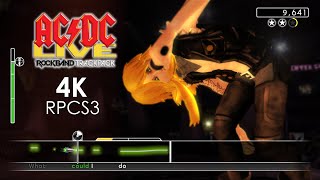 ACDC Live Rock Band Track Pack 4K  2160p  60fps  RPCS3 Emulator 002815368  Sony PS3 [upl. by Llertnauq]