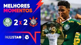 CÁSSIO É EXPULSO E WEVERTON TEM FALHA FEIA NO EMPATE INCRÍVEL DO DERBY  PALMEIRAS 2X2 CORINTHIANS [upl. by Bel92]