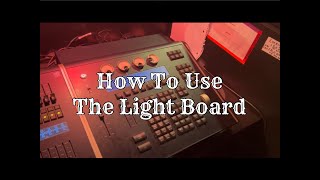 How To Use ETC Ion Light Board [upl. by Llejk]