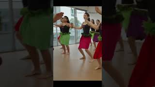 Polynesian Dance Ori TahitiTahitian Dance Workout FitnessTutorial Basic Step Cardio タヒチアンダンス [upl. by Kora]