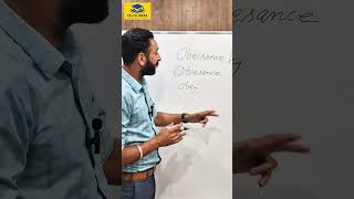 Obeisance Meaning  Definition of Obeisance  English Trainer  Mr Manpreet Singh  viralshort [upl. by Okechuku972]