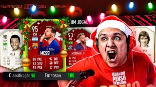 DRAFT DE NATAL FIZ O INACREDITÁVEL FIFA 20 FUT DRAFT 😂🎄 [upl. by Pytlik]