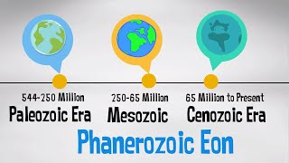 Phanerozoic Eon  Geologic Time Scale with events [upl. by Heeley]