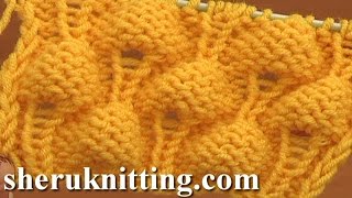 Knitting Strawberry Stitch Pattern [upl. by Atrice]