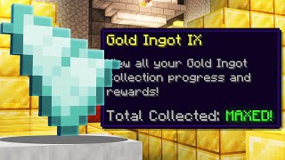 Speedrunning MAX Gold Collection  Hypixel Skyblock [upl. by Lladnew]