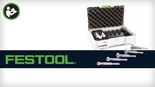 Festool ZOBO ForstnerStyle Drill Bit Set 500173500174 [upl. by Euell]