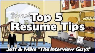 How To Write A Resume  Our Top 5 Resume Tips That Will Get You The Interview [upl. by Cindelyn]