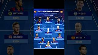 GUESS THE MISSING PLAYER FROM UCL FINAL 2015  JUVENTUS 13 BARÇA 🥵🔥  MSN 🥶☠️ Champions 🥇🏆 100k✅ [upl. by Fiedling864]