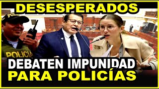 🔴CONGRESISTAS DESESPERADOS DEBATEN DICTAMENES DE IMPUNIDAD PARA POLICIAS [upl. by Adrahc678]