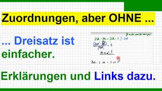 Proportional antiproportional Zuordnungen einfacher rechnen Verhältnisgleichungen statt Dreisatz [upl. by Annahc]