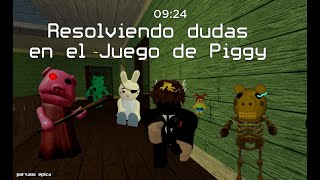 Resolviendo dudas en el Juego de Piggy  Roblox Piggy [upl. by Grissom50]