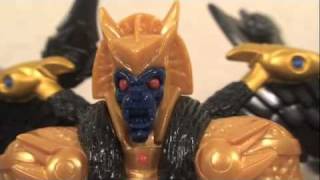 Mighty Morphin Power Rangers 2010 Goldar Action Figure Toy Review [upl. by Paymar]