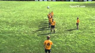 Rugby Drill  Basic lineout drill without lifting [upl. by Tova]