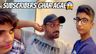 Subscribers Ghar Agae 😱 Mustafa Ke sath Misbehave Kia 😠 Kids Were Alone at the House 🏡 [upl. by Yelyab921]