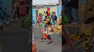 Bailando WAKA THOKORIS AYMARAS DE CHILE ARICA 2024 Machaq Mara Chile danza shorts [upl. by Tavi]