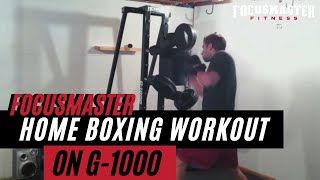 Home Boxing Workout on Focusmaster G1000 [upl. by Nekial40]