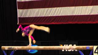 McKayla Maroney on Beam at the 2012 Visa Championships [upl. by Farris]