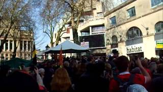 Welsh National Anthem Hen Wlad Fy Nhadau St Davids Day 2012 [upl. by Karin223]