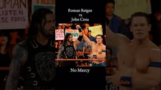 Roman Reigns vs John Cena No Mercy 2017 shorts [upl. by Nayarb]