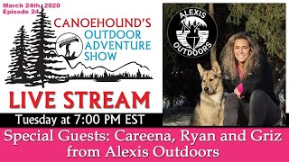 Alexis Outdoors  Canoehounds Outdoor Adventure Show  E24 [upl. by Oilla]