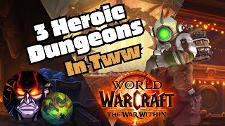 3 Heroic Dungeons in Warlock DemoDiabo 🌌👹  Demonology Warlock  TWW 1102 [upl. by Nonac]